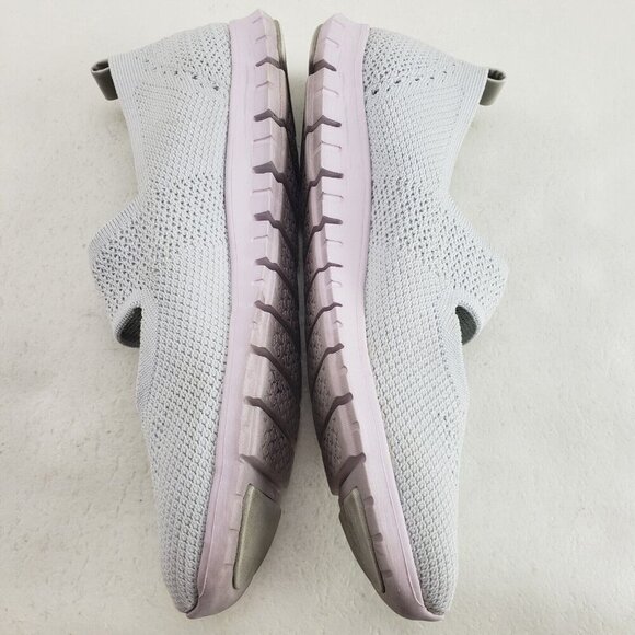 Cole Haan Zerogrand Mary Jane Shoe Womens 8 B Gray Knit Mesh Flex Sneaker Flat - Picture 5 of 12